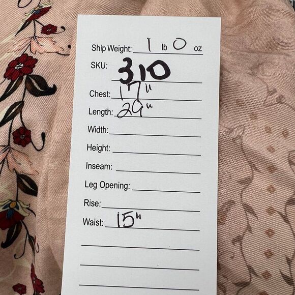 Agua Bendita NWT Alex Kezia Hand Made Mini Dress Pink Size Small - Picture 13 of 13